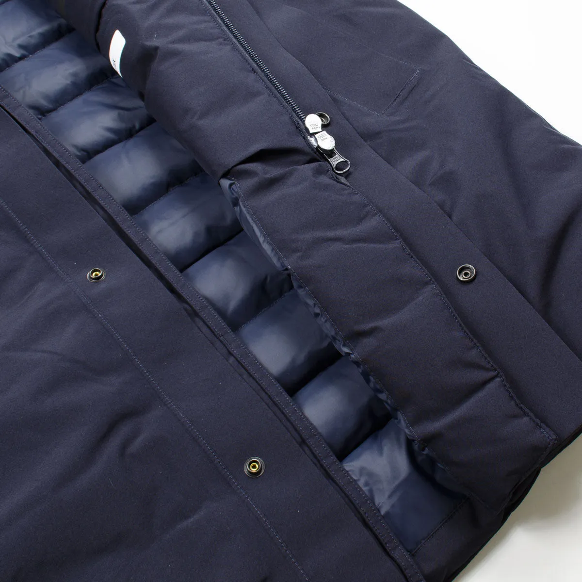 Norse Projects Rokkvi 5.0 Waterproof Gore-Tex Parka - Dark Navy Blue - Stylish and Functional Winter Jacket