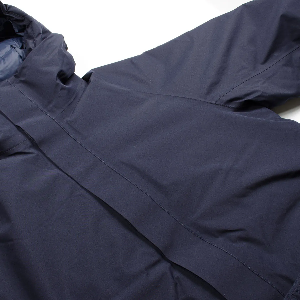 Norse Projects Rokkvi 5.0 Waterproof Gore-Tex Parka - Dark Navy Blue - Stylish and Functional Winter Jacket