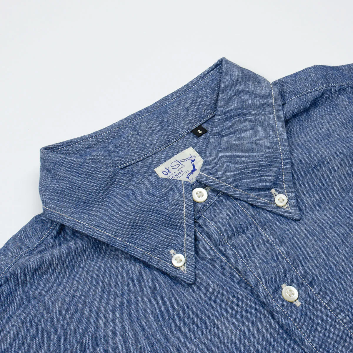 orSlow - Button-down Shirt - Chambray