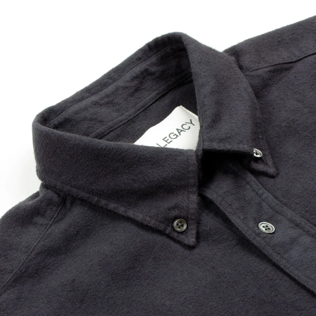 Our Legacy - Original BD Shirt - Smog Ultimate Flannel (Black)