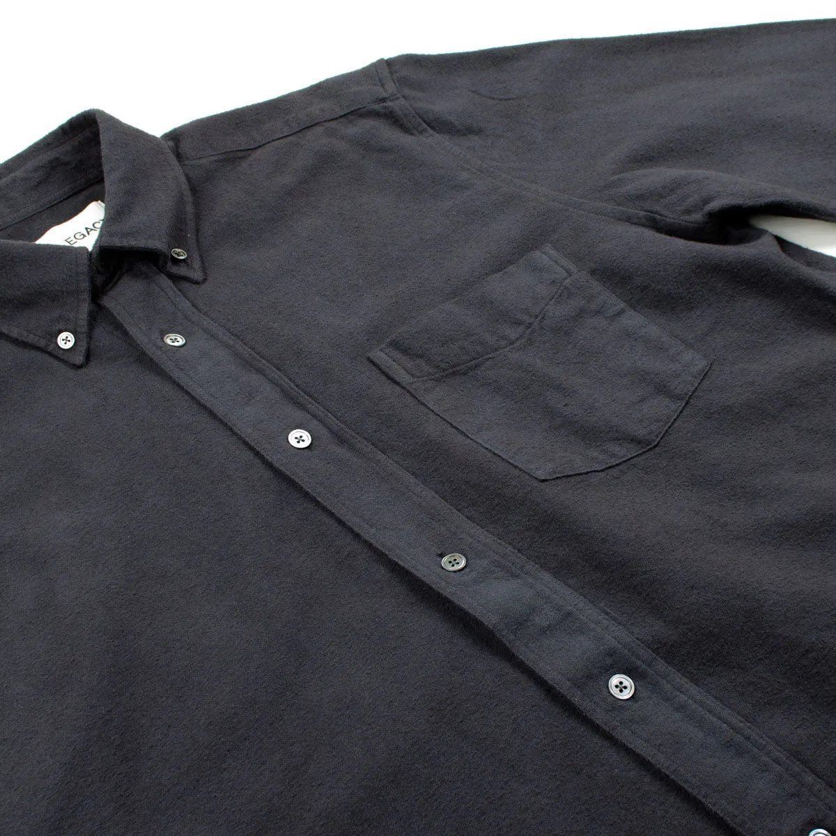 Our Legacy - Original BD Shirt - Smog Ultimate Flannel (Black)