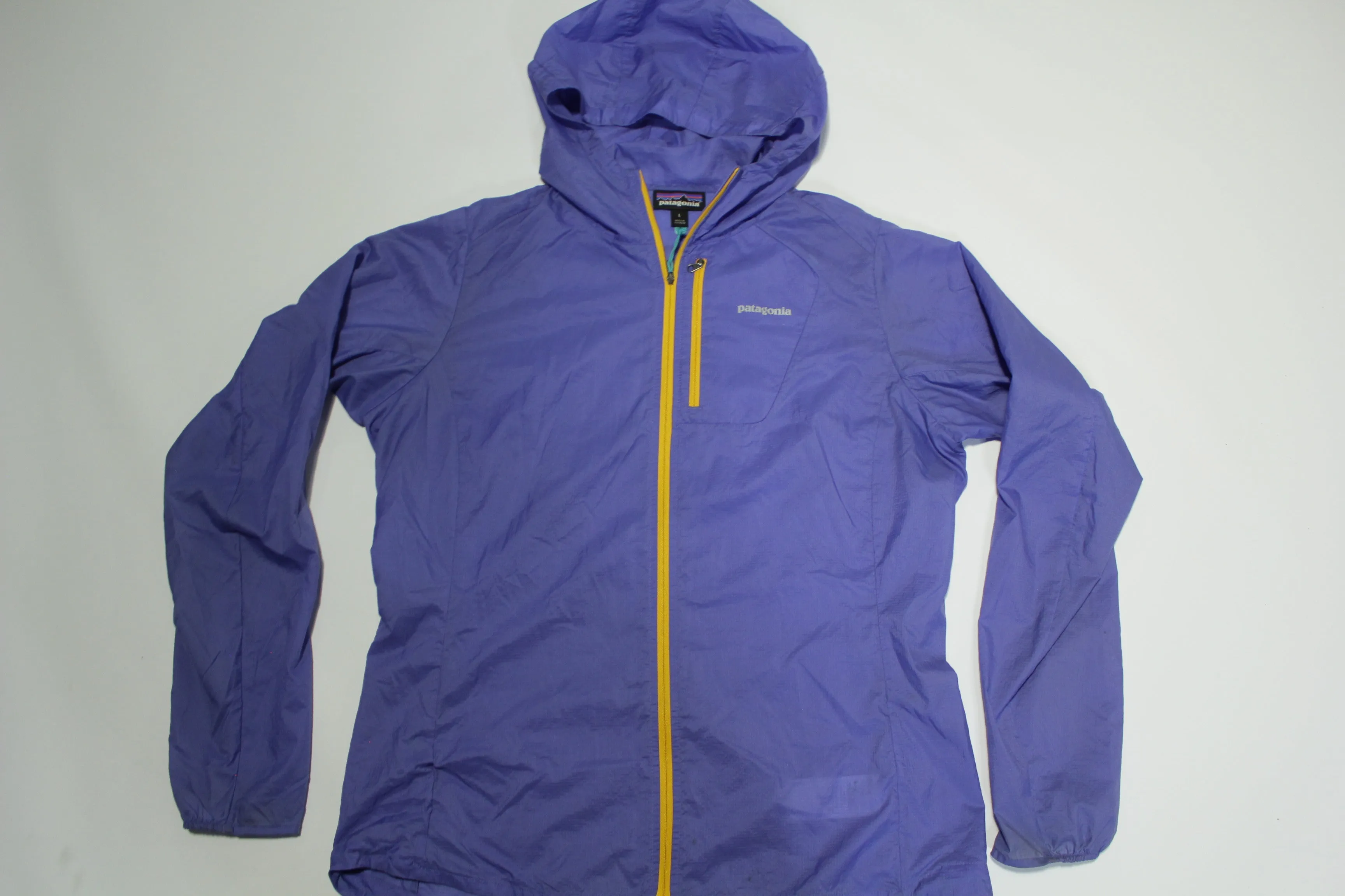 Patagonia Houdini Packable Lightweight Zip Up Windbreaker Jacket