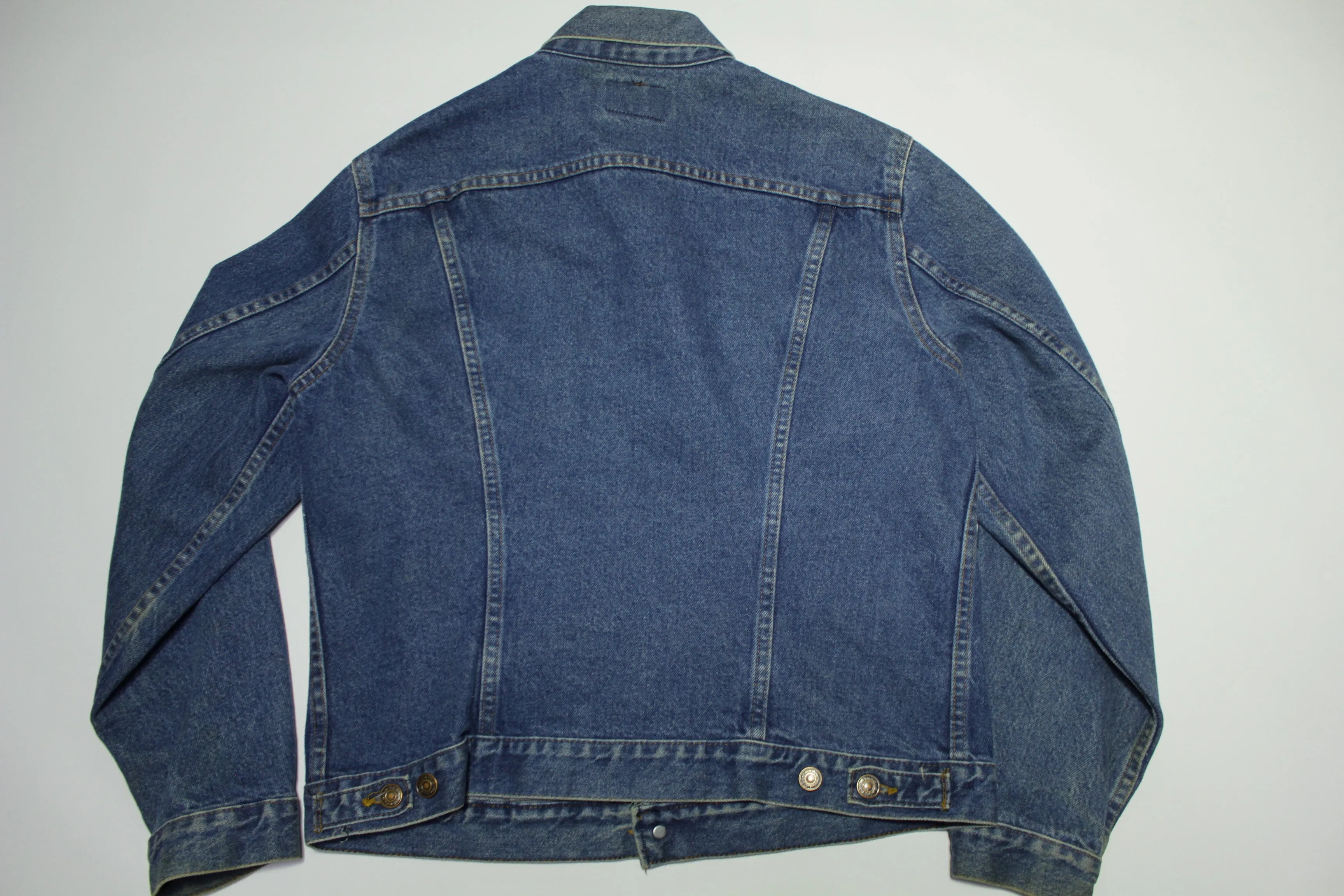 Plain Pockets JC Penneys Vintage 80's Denim Trucker Jean Jacket