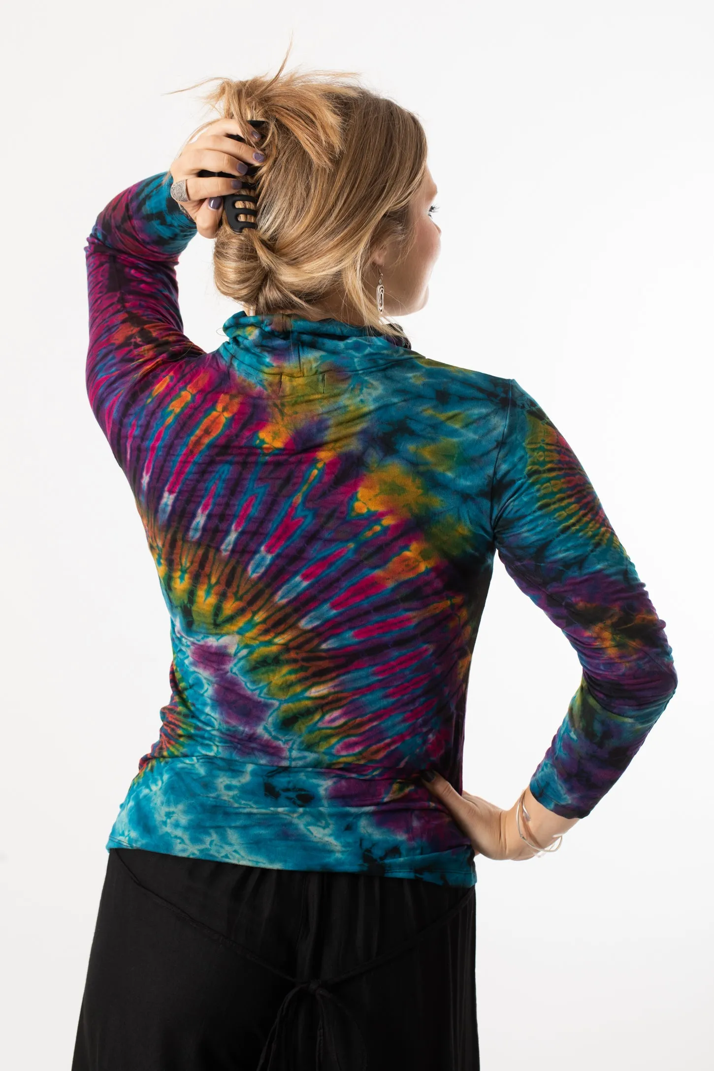 Quinn Mudmee Tie Dye Turtleneck