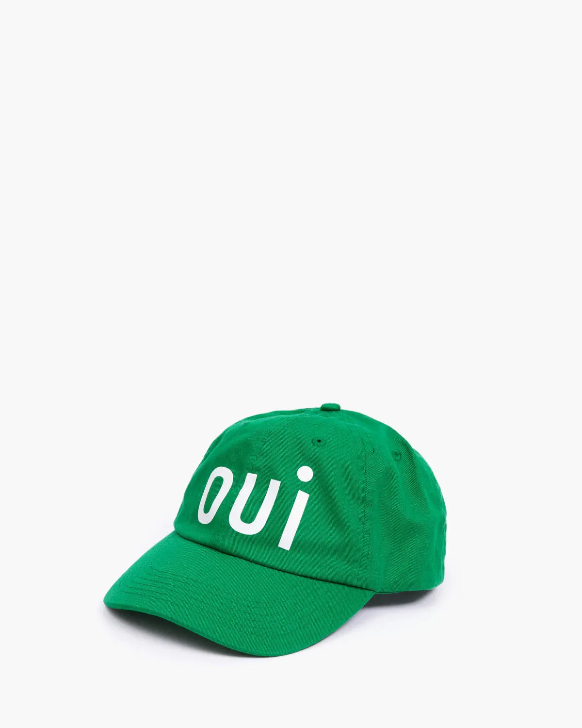 "Oui" Baseball Hat (Green)