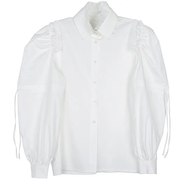 Raidon Drawstring Puff Long Sleeve Shirt