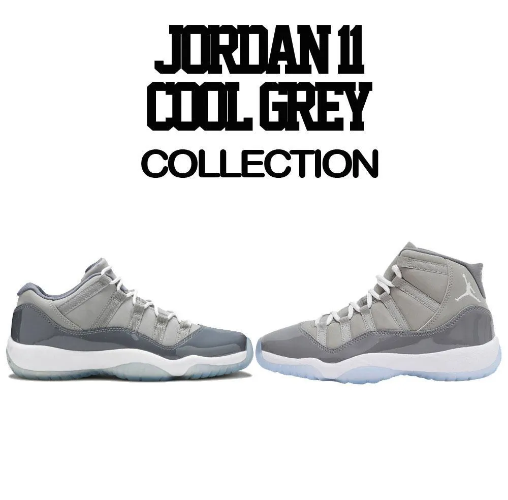 Retro 11 Cool Grey Win Varsity Jacket - Air Santa - Black