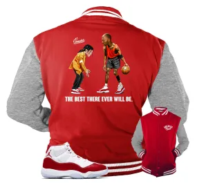 Retro 11 Varsity Red Jacket - The Best - Red