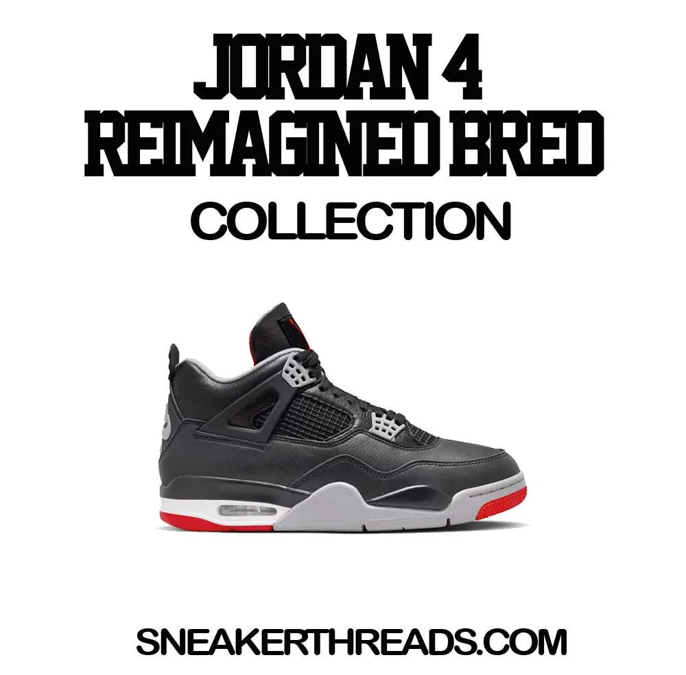 Retro 4 Bred Fly Kicks Satin Jacket