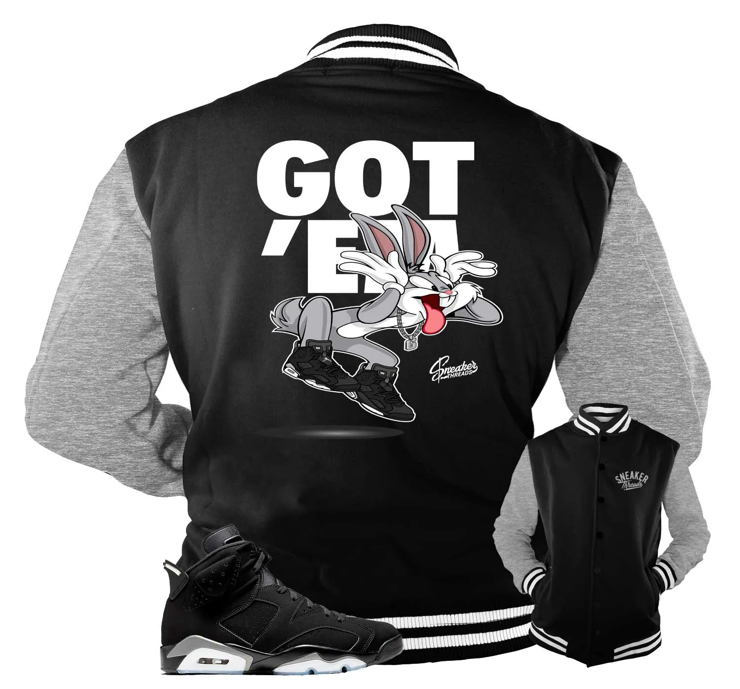 Retro 6 Metallic Silver Got Em Jacket