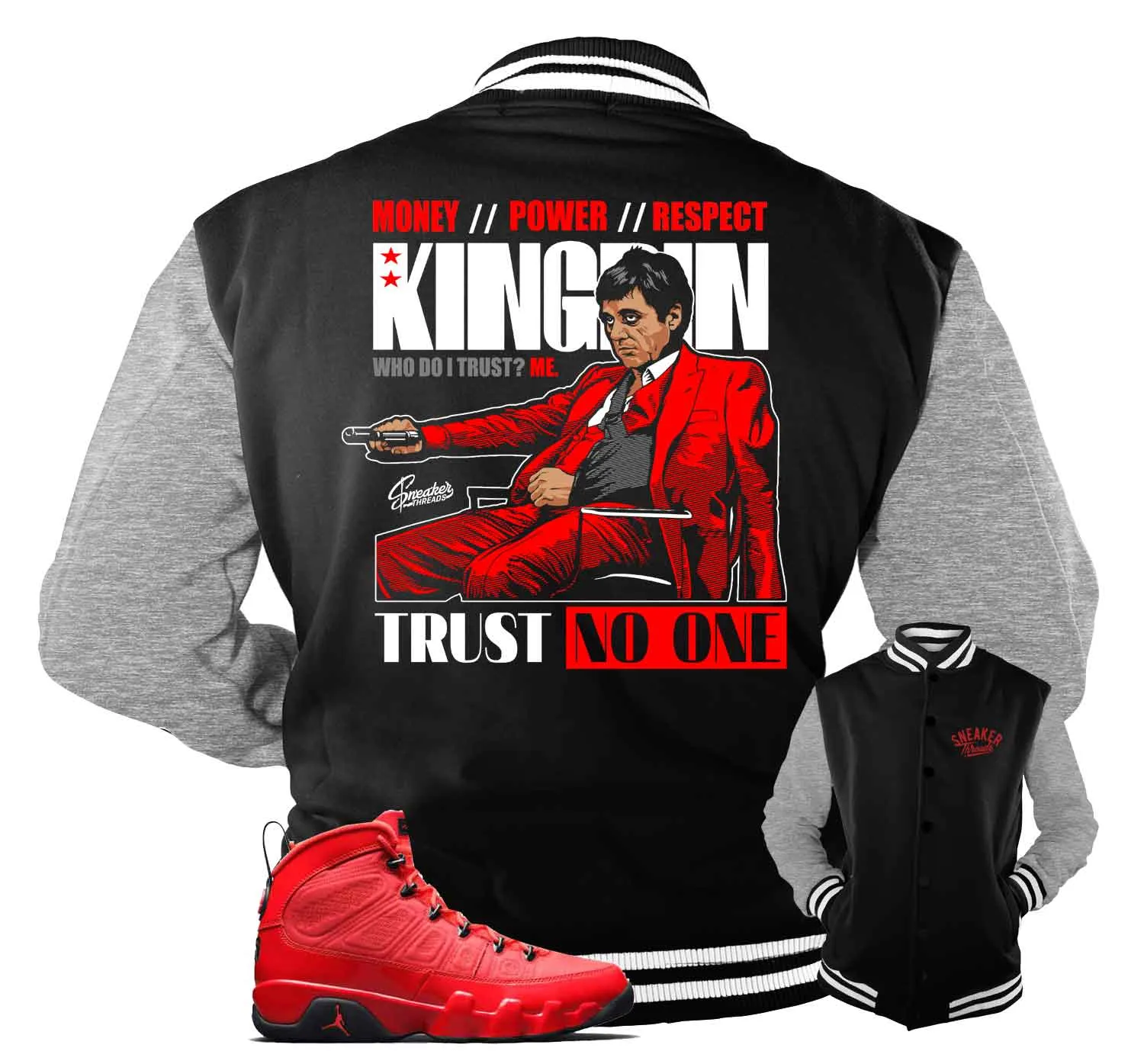 Retro 9 Chile Red Trust Issues Jacket