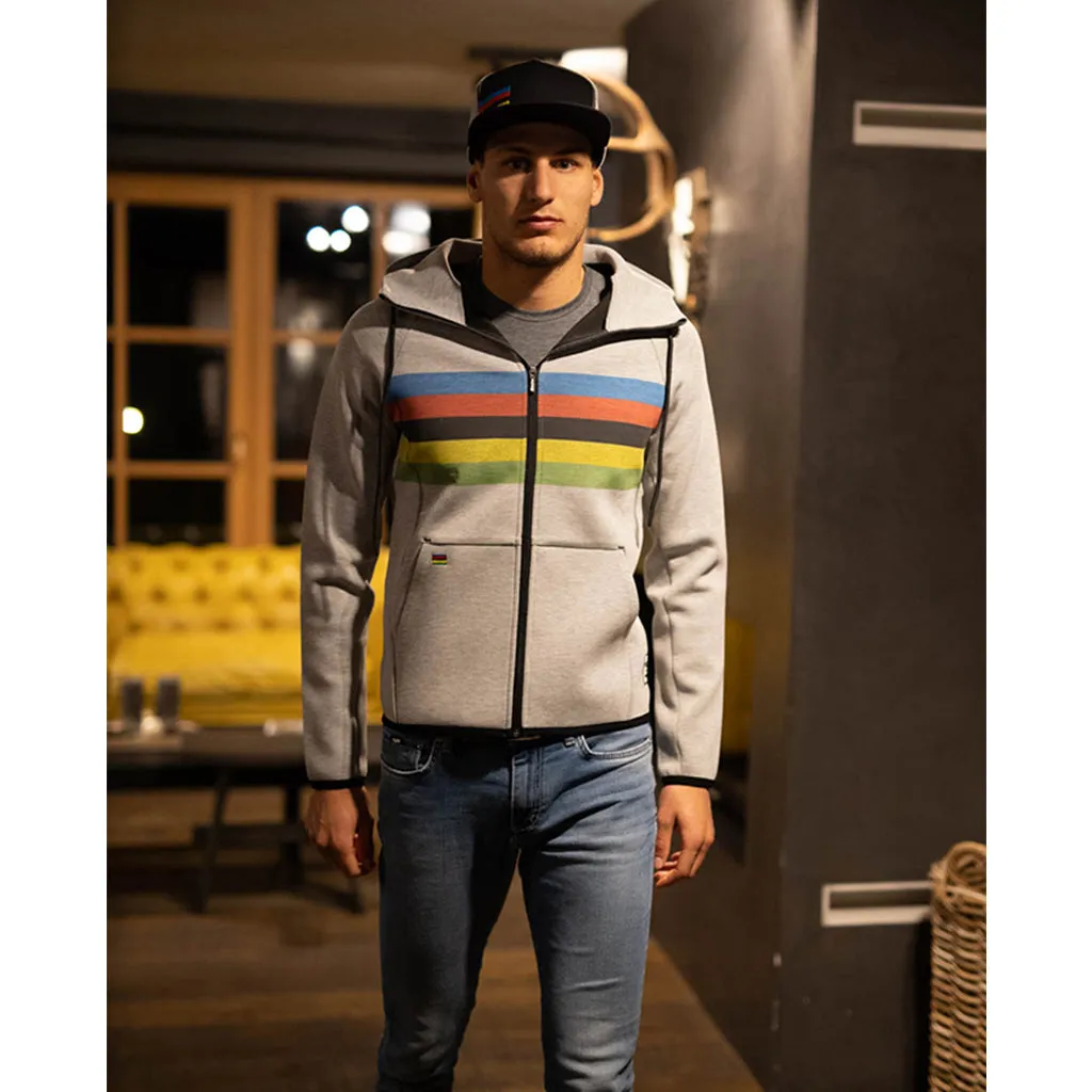 Santini UCI Official Iride Hoodie - Grey