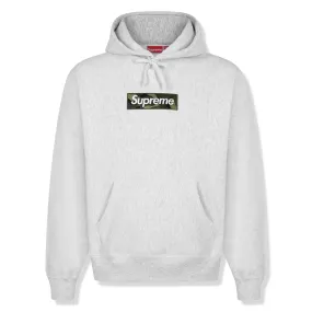 Supreme Box Logo Ash Grey Hoodie (FW23)