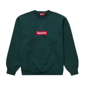 Supreme Box Logo Crewneck Dark Pine