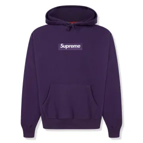 Supreme Box Logo Dark Purple Hoodie (FW23)