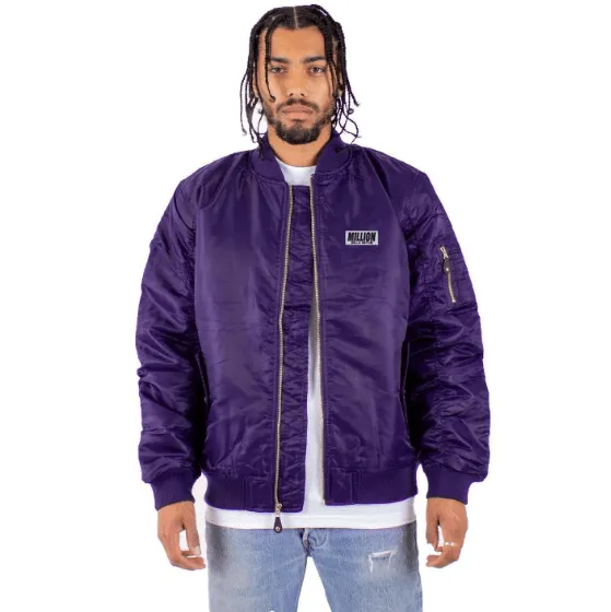 Trappers - Purple Bomber Jacket