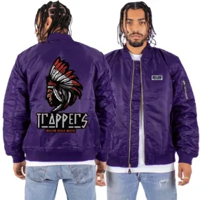 Trappers - Purple Bomber Jacket