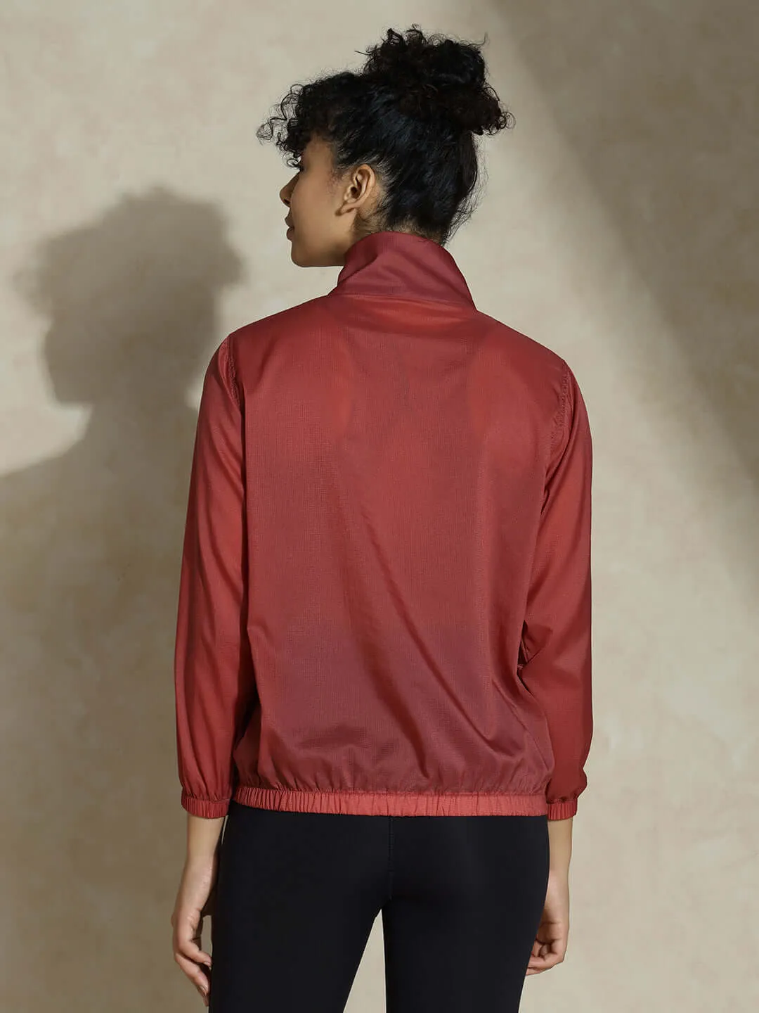 TraqLite Half Zip Performance Jacket Marsala