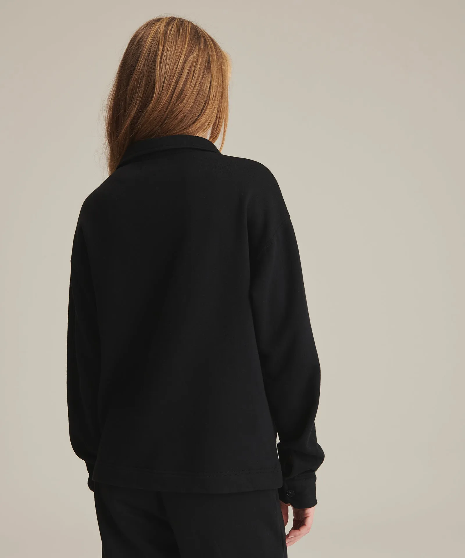 Unisex French Terry Shirt Jacket