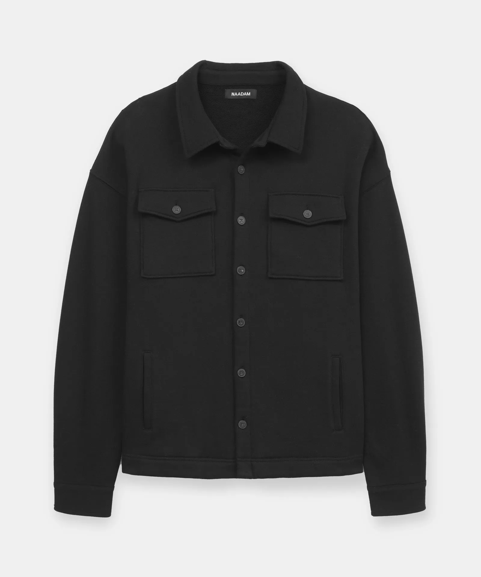 Unisex French Terry Shirt Jacket