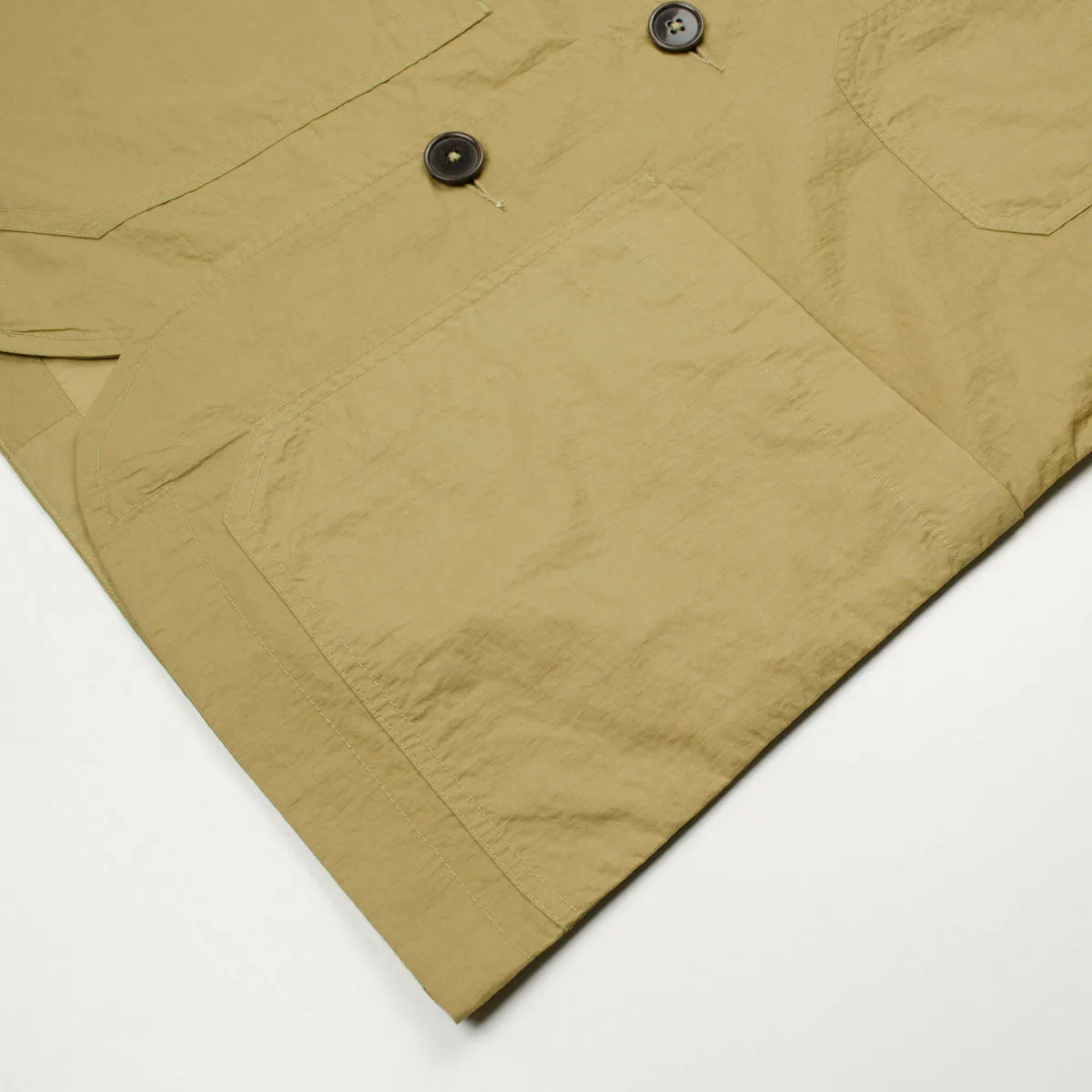 Universal Works - Bakers Chore Jacket Recycled Nylon Tech - Sand