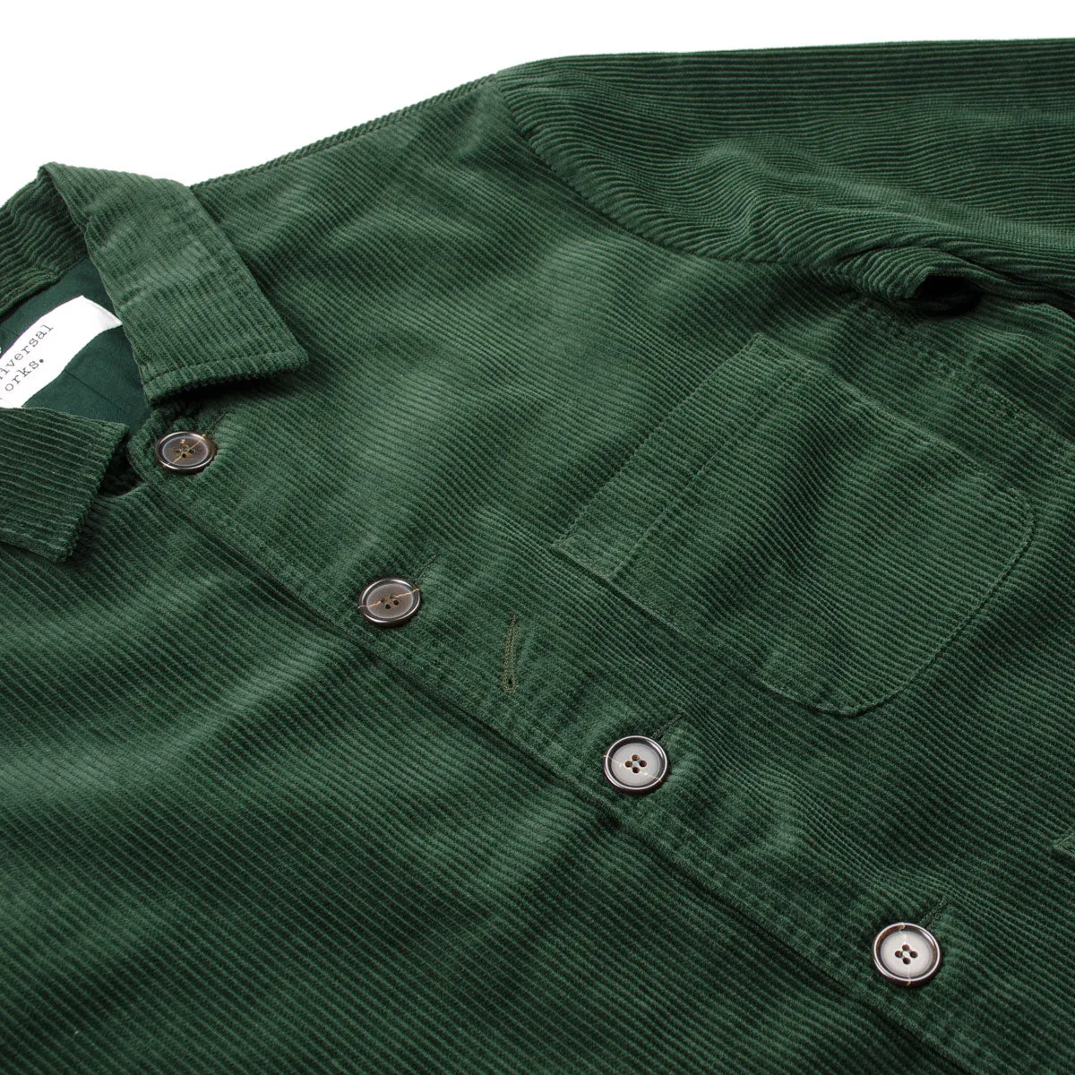 Universal Works - Bakers Jacket Cord - Forest Green