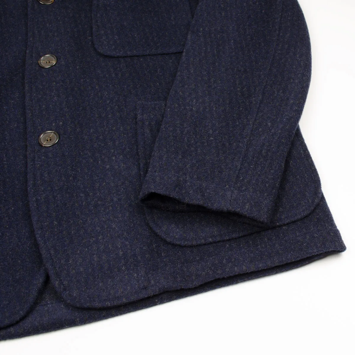 Universal Works - Five Pocket Jacket Bristol Wool Mix - Navy Marl