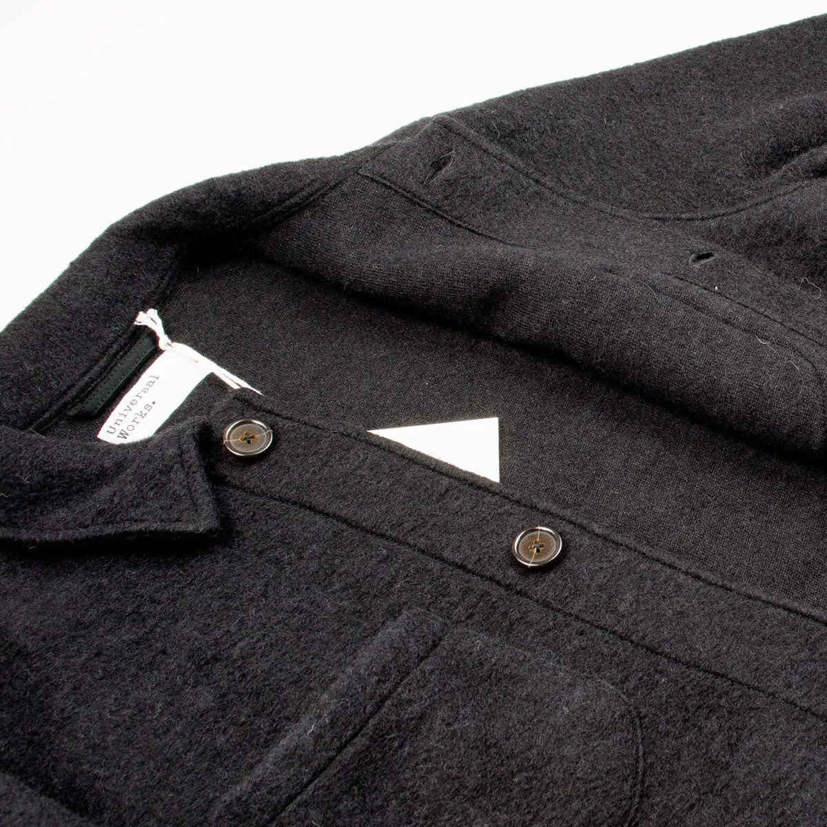 Universal Works - Lumber Jacket Wool Fleece - Black