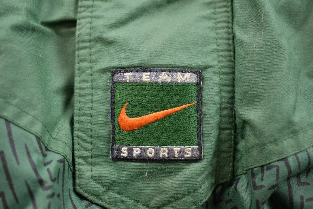 Vintage 1990s Nike Miami University Collegiate Jacket / Embroidered / Varsity Jacket / Sportswear / Americana / Winter Jacket