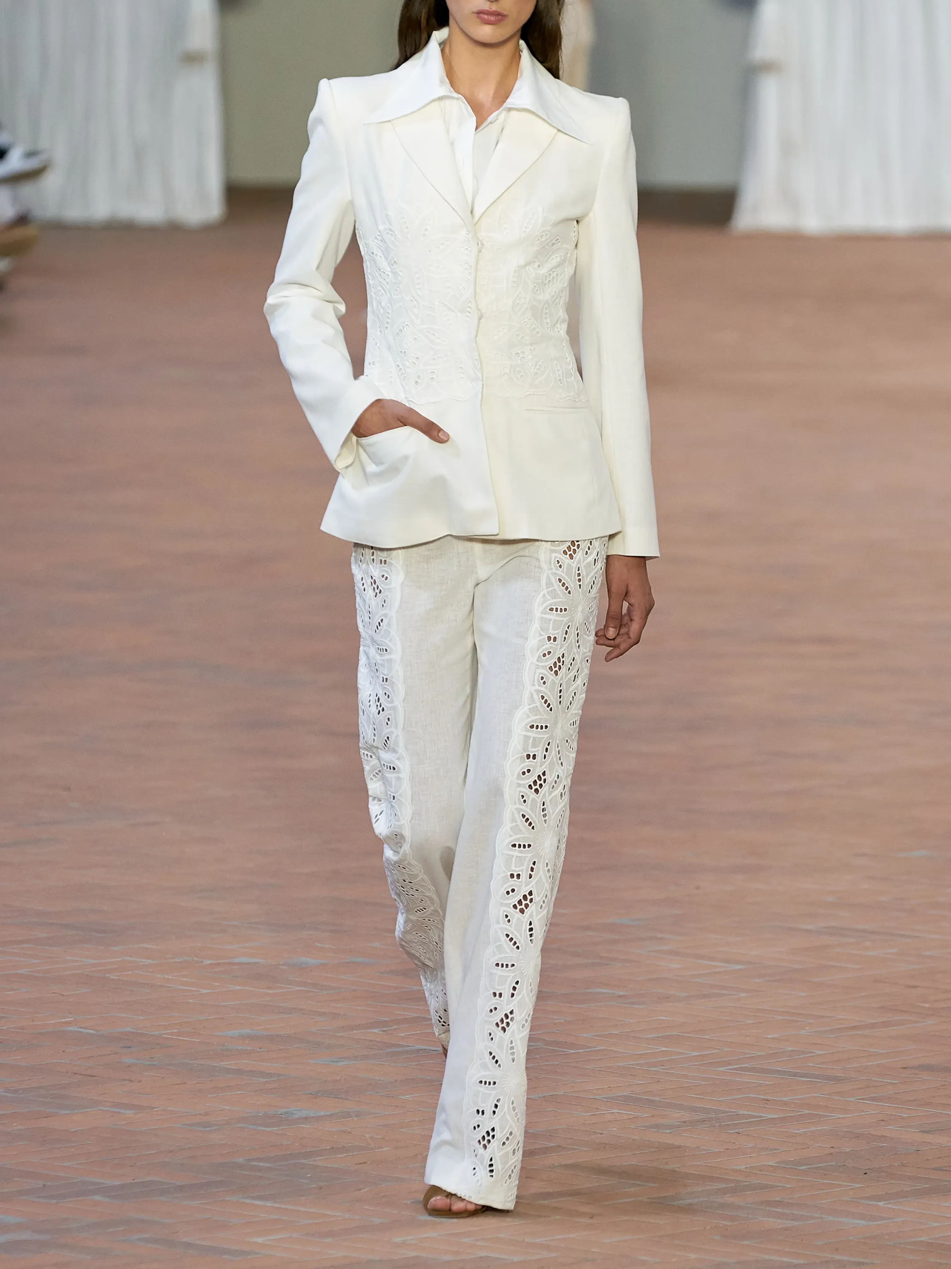 White Embroidered Jacket