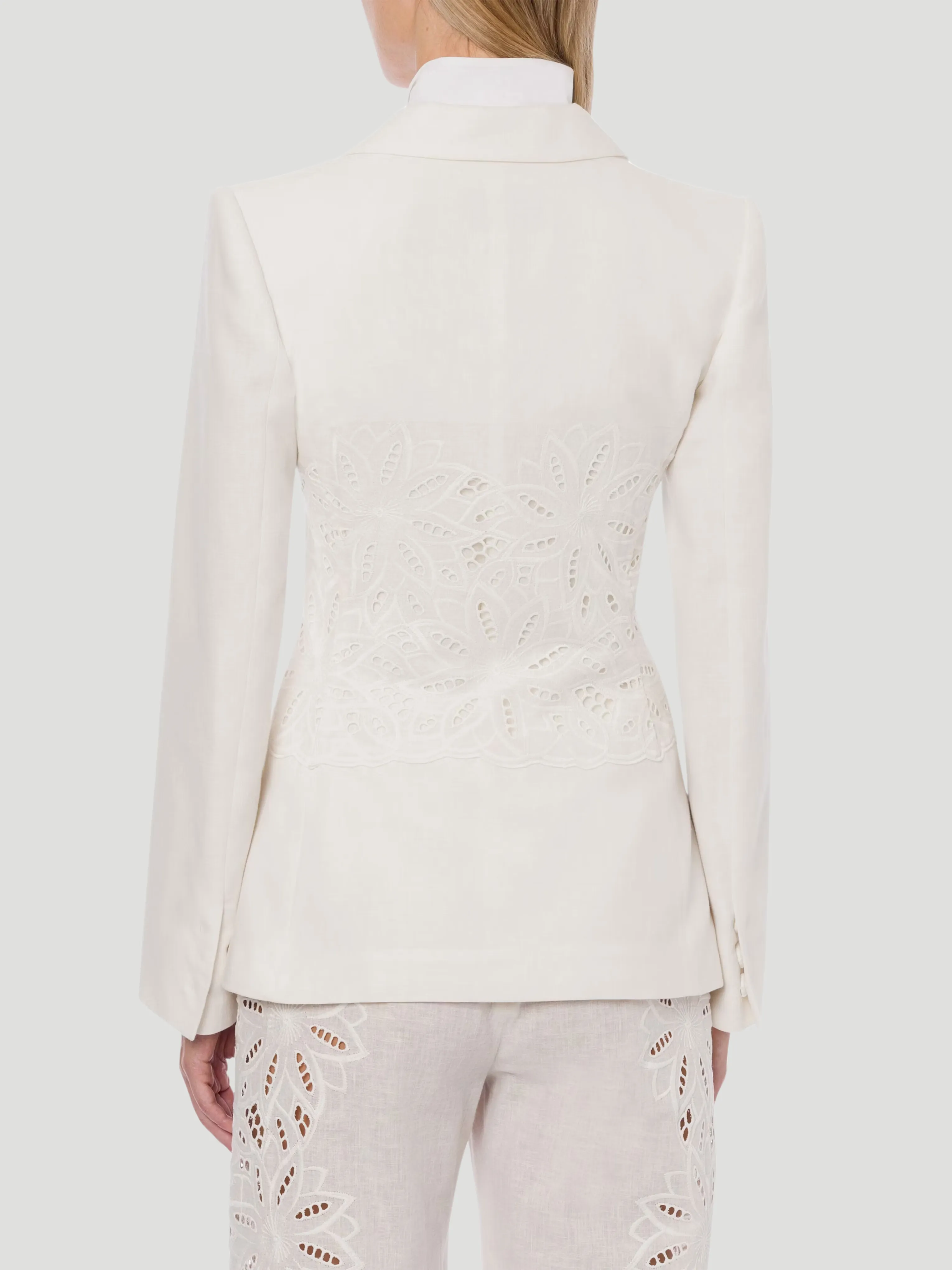 White Embroidered Jacket