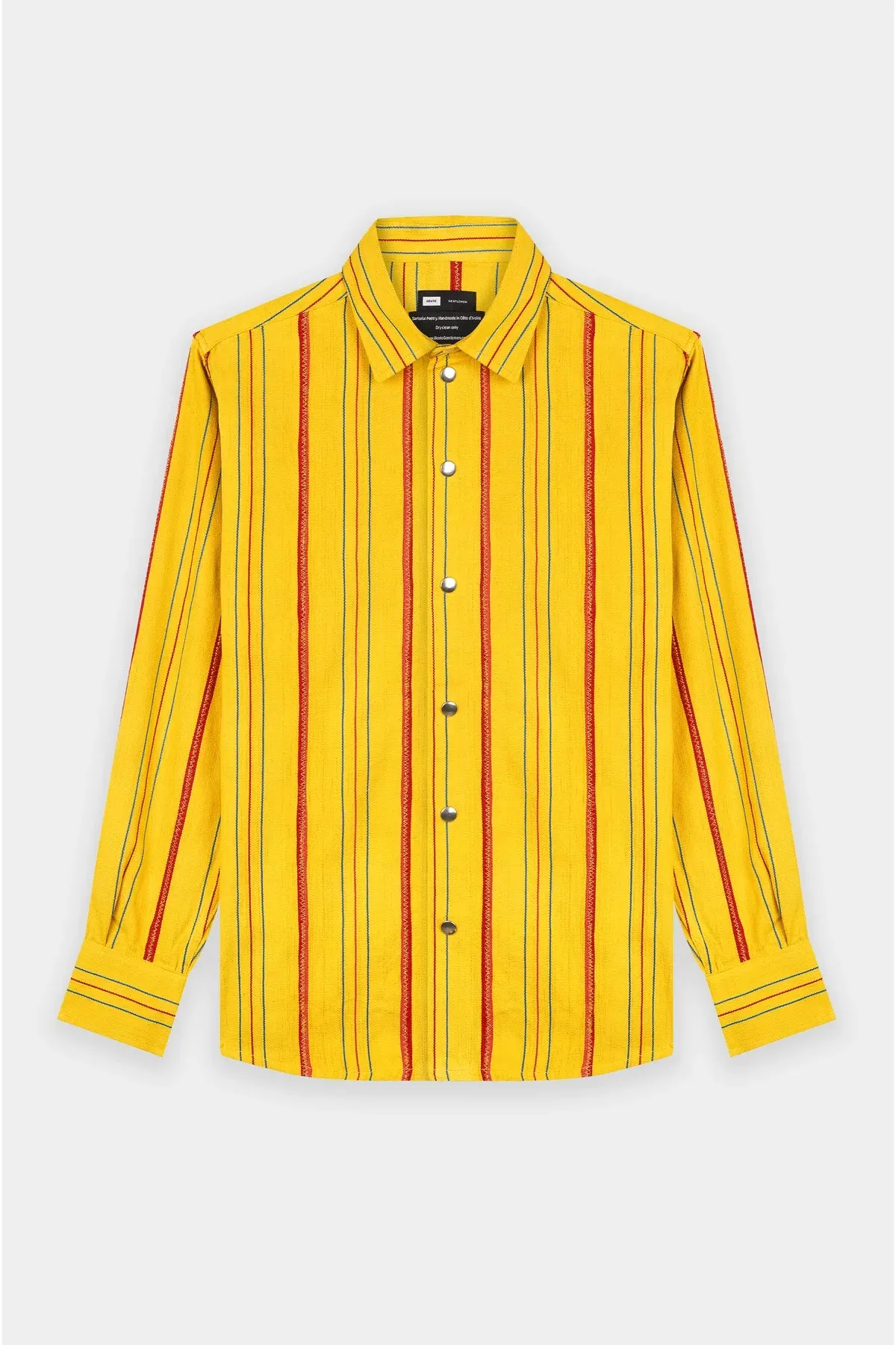 Zaggadey IV Stripe Tailored Fitted Long Sleeve Shirt